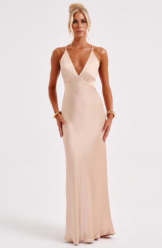 Anja Maxi Dress - Champagne - glavon