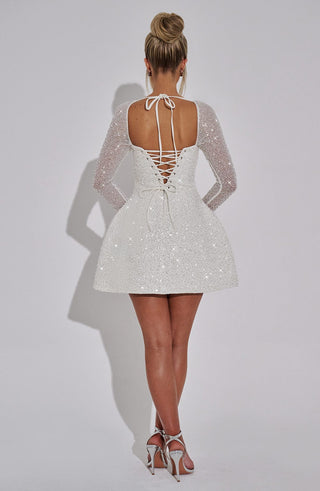 Annabelle Mini Dress - Ivory - glavon