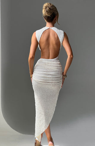 Aphrodite Midi Dress - Ivory - glavon