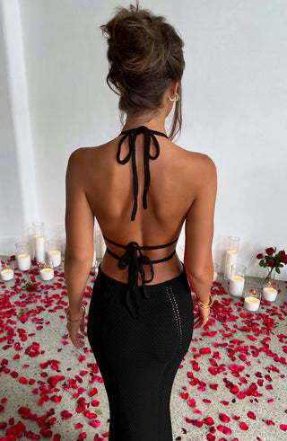 Arabella Maxi Dress - Black - glavon