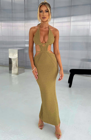 Arabella Maxi Dress - Khaki - glavon