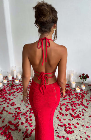 Arabella Maxi Dress - Red - glavon