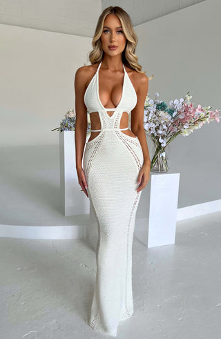 Arabella Maxi Dress - White - glavon