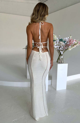 Arabella Maxi Dress - White - glavon