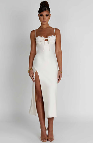 Ardelle Midi Dress - Ivory - glavon