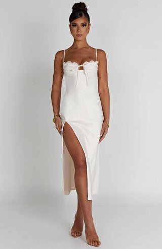 Ardelle Midi Dress - Ivory - glavon