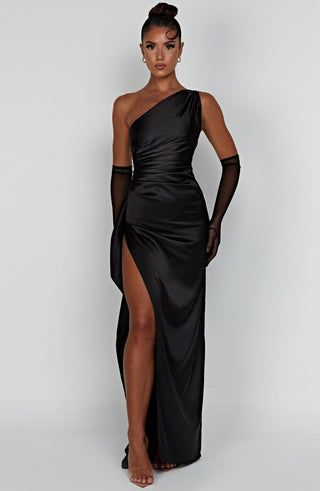 Ariel Maxi Dress - Black - glavon