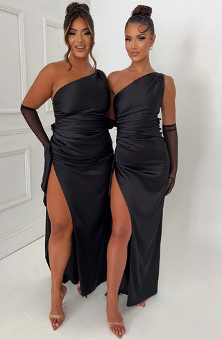 Ariel Maxi Dress - Black - glavon