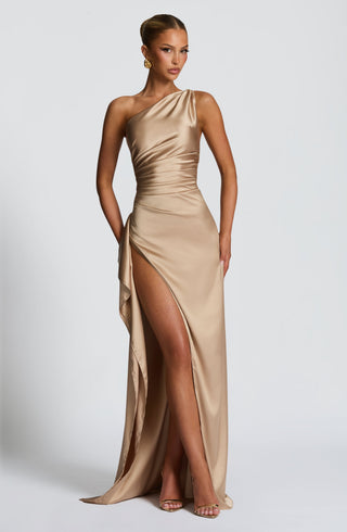 Ariel Maxi Dress - Champagne - glavon