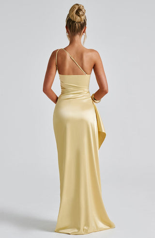 Ariel Maxi Dress - Lemon - glavon
