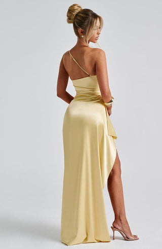 Ariel Maxi Dress - Lemon - glavon