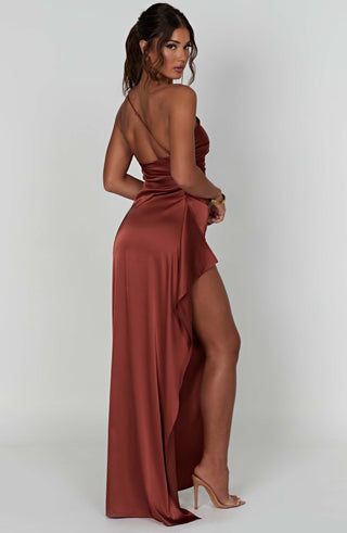 Ariel Maxi Dress - Rust - glavon