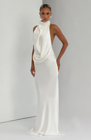Armelle Maxi Dress - Ivory - glavon