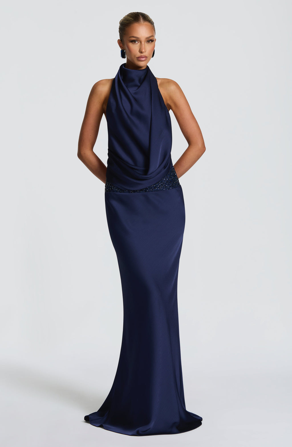 Armelle Maxi Dress - Navy - Napalia