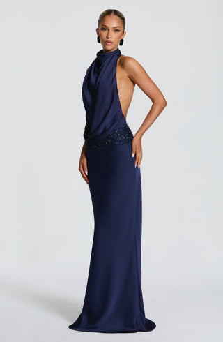 Armelle Maxi Dress - Navy - glavon