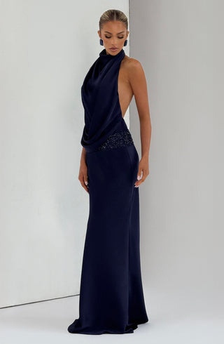 Armelle Maxi Dress - Navy - glavon