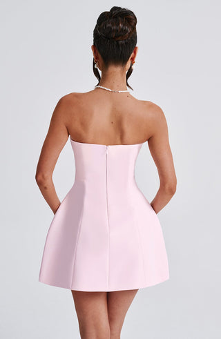 Asha Mini Dress - Blush - glavon