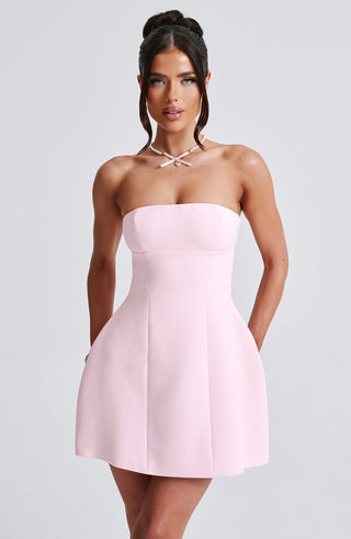 Asha Mini Dress - Blush - glavon