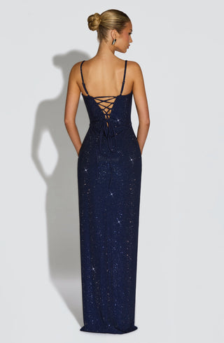 Ashton Maxi Dress - Navy - glavon