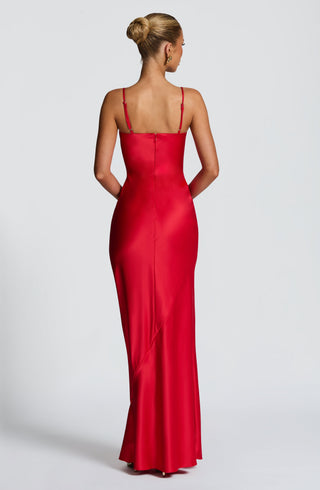 Athena Maxi Dress - Red - glavon