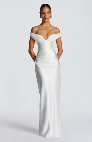 Aurelia Maxi Dress - Ivory - glavon