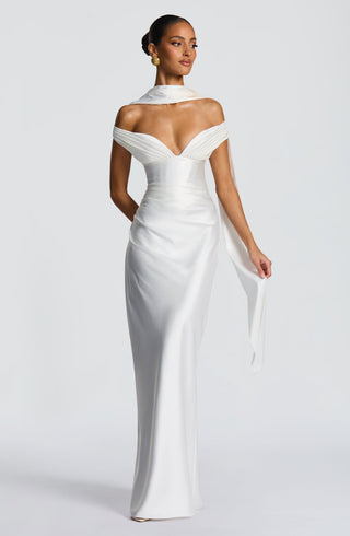 Aurelia Maxi Dress - Ivory - glavon