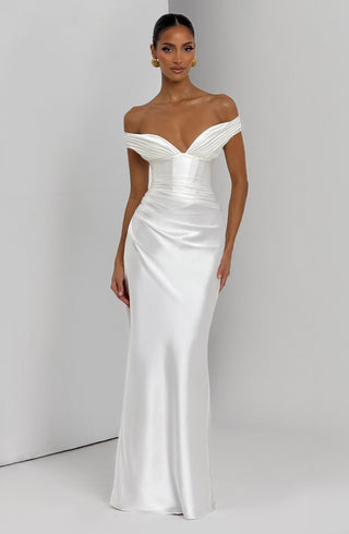 Aurelia Maxi Dress - Ivory - glavon