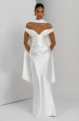 Aurelia Maxi Dress - Ivory - glavon