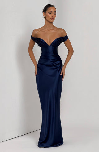Aurelia Maxi Dress - Navy - glavon