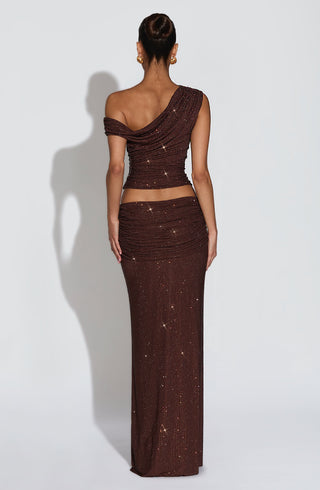 Aveda Top - Plum Brown - glavon