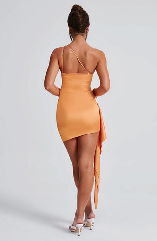 Avery Mini Dress - Tangerine - glavon
