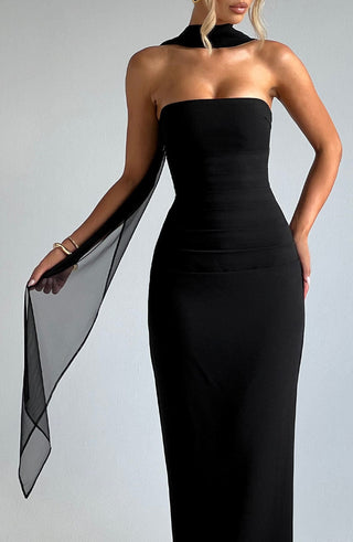 Ayla Scarf - Black - glavon