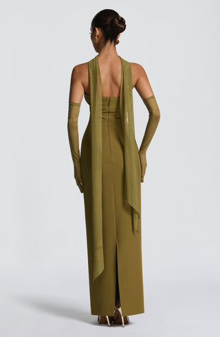 Ayla Scarf - Deep Olive - glavon