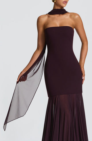 Ayla Scarf - Plum - glavon