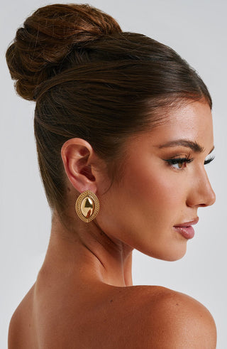 Azra Earrings - Gold - glavon