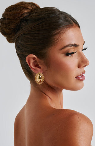 Azra Earrings - Gold - glavon