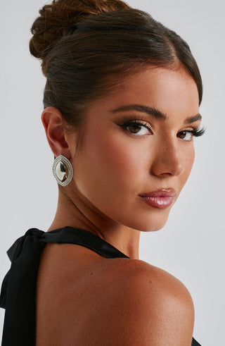 Azra Earrings - Silver - glavon