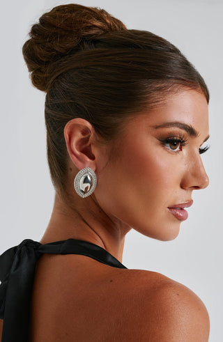 Azra Earrings - Silver - glavon