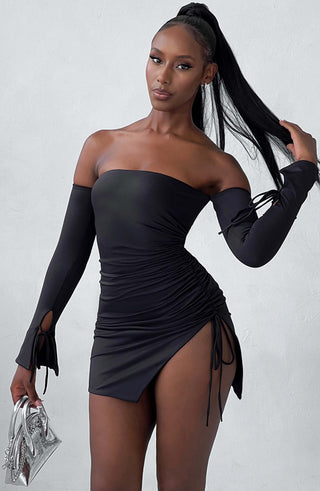 Becca Mini Dress - Black - glavon