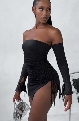Becca Mini Dress - Black - glavon