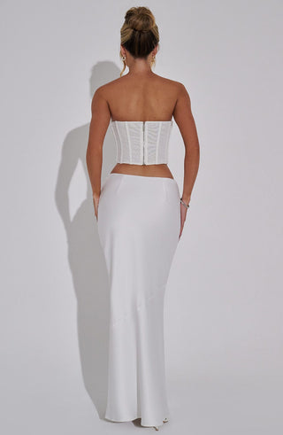 Bernadette Maxi Skirt - Ivory - glavon