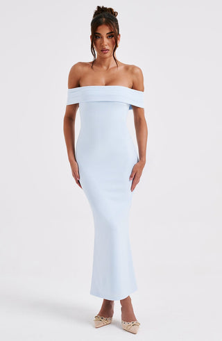Bex Midi Dress - Blue - glavon