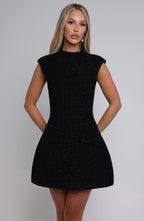 Blake Mini Dress - Black - Napalia