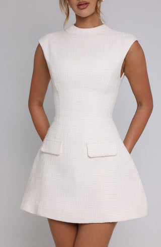 Blake Mini Dress - Ivory - glavon