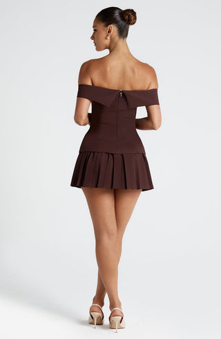 Blakely Top - Plum Brown - glavon
