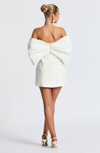 Briella Mini Dress - Ivory - Napalia