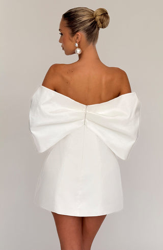 Briella Mini Dress - Ivory - glavon