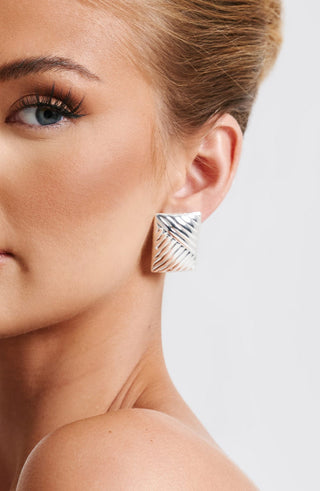 Bronte Earrings - Silver - glavon