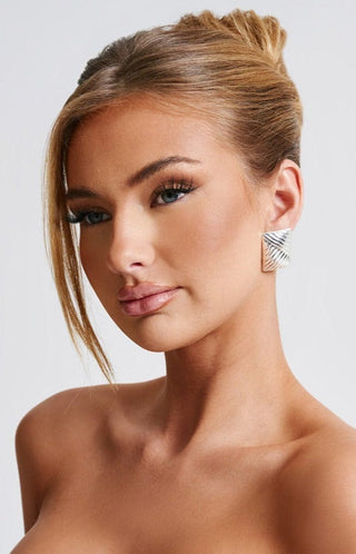 Bronte Earrings - Silver - glavon