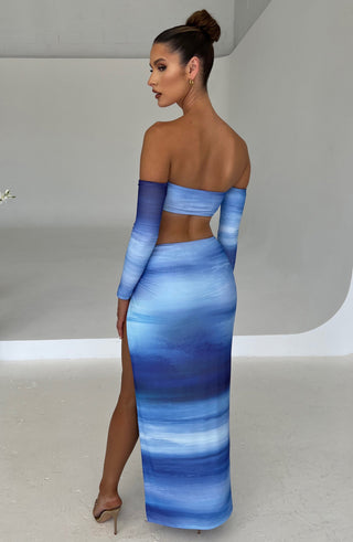 Brynn Top - Blue Haze Print - glavon